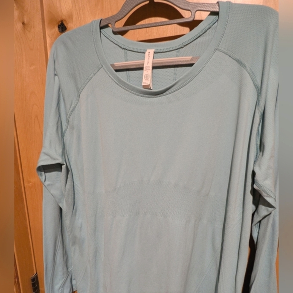 Athleta Momentum Seamless Workout Top Agave Plus Size 2X - Picture 9 of 9